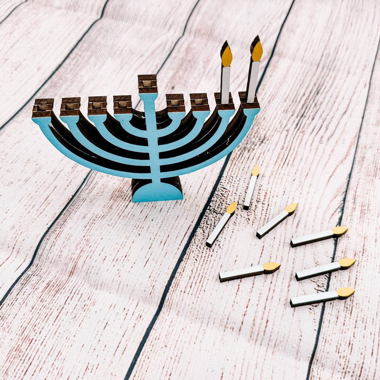 Hudson Valley Makers Co. - Mini Menorah Craft for Kids - ModernTribe