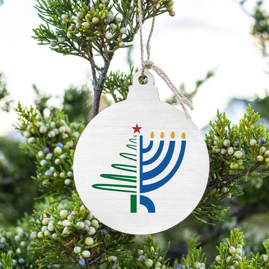 Rustic Marlin Ornaments Chrismukkah Wooden Ornament