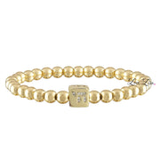 Love, Lisa Bracelets Gold / Chai Silver or Gold Emily Luxe Bracelet - Star of David or Chai