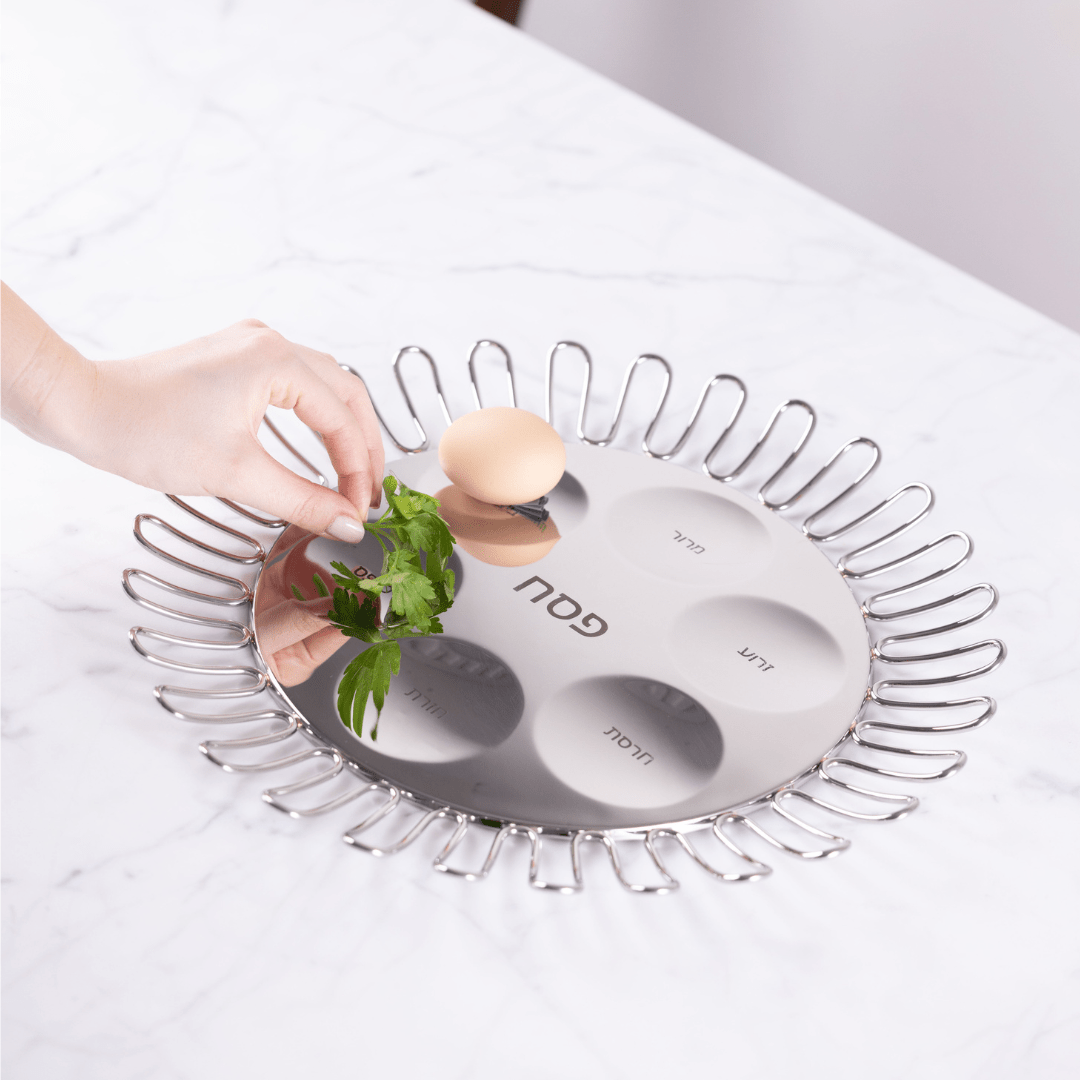 Anna New York - Coluna Dual Seder Plate by Anna New York - ModernTribe