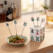 7-Piece Mah Jongg Cocktail Pick Set