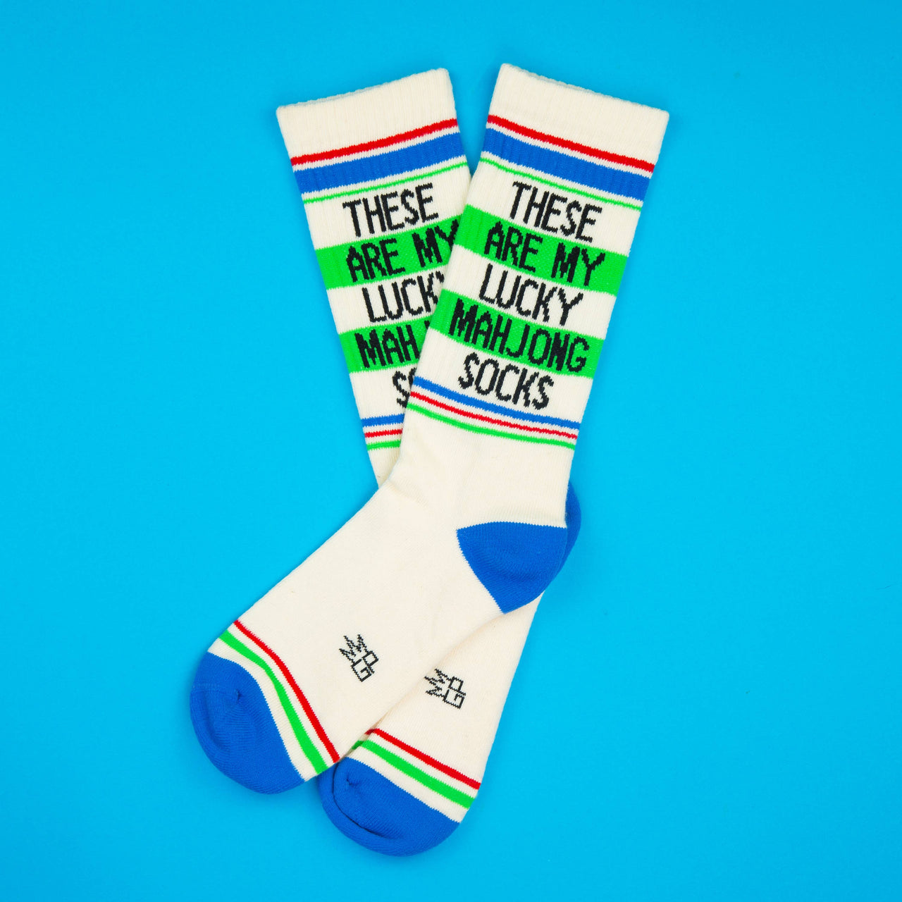 Gumball Poodle These Are My Lucky Mah Jongg Socks