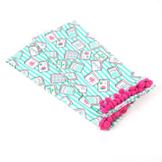 8 Oak Lane - Mahjong Stripe Pom - Pom Kitchen Towel - Set of 2 - ModernTribe