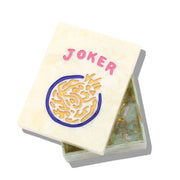 Solar Eclipse Decorations Hand-painted Joker Mahjong Heirloom Box