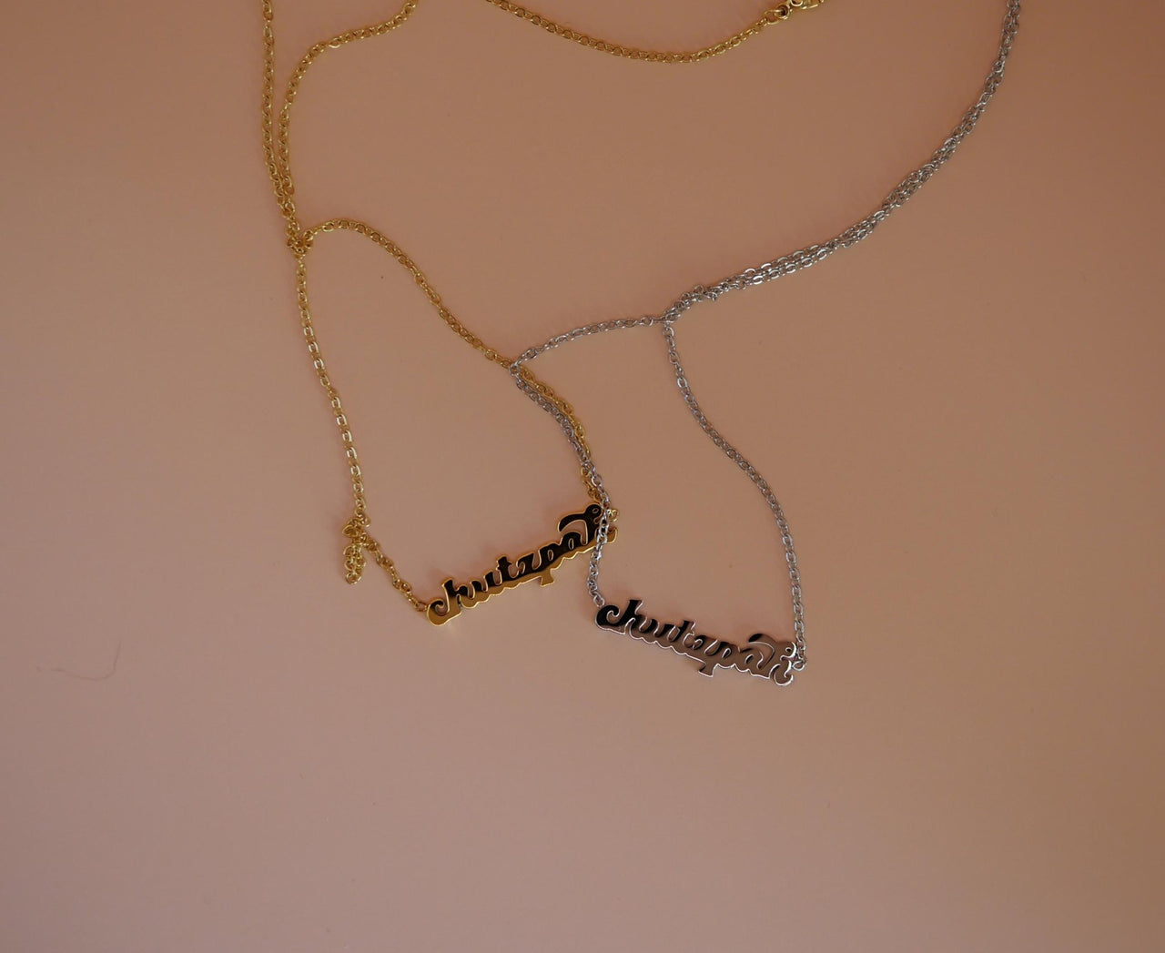 Mamaleh - Chutzpah Yiddish Necklace - Silver - ModernTribe