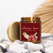 Love Always, Audrey Candles Rosh Hashanah Ceramic Candle - Cinnamon Chai Scent