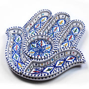 Kamsah Serving Pieces Bohemian Blue Hamsa Dipping and Serving Set