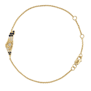 Izakov Fine Jewelry Bracelets Land of Israel Diamond and Sapphire Bracelet - 14k Yellow, White or Rose Gold