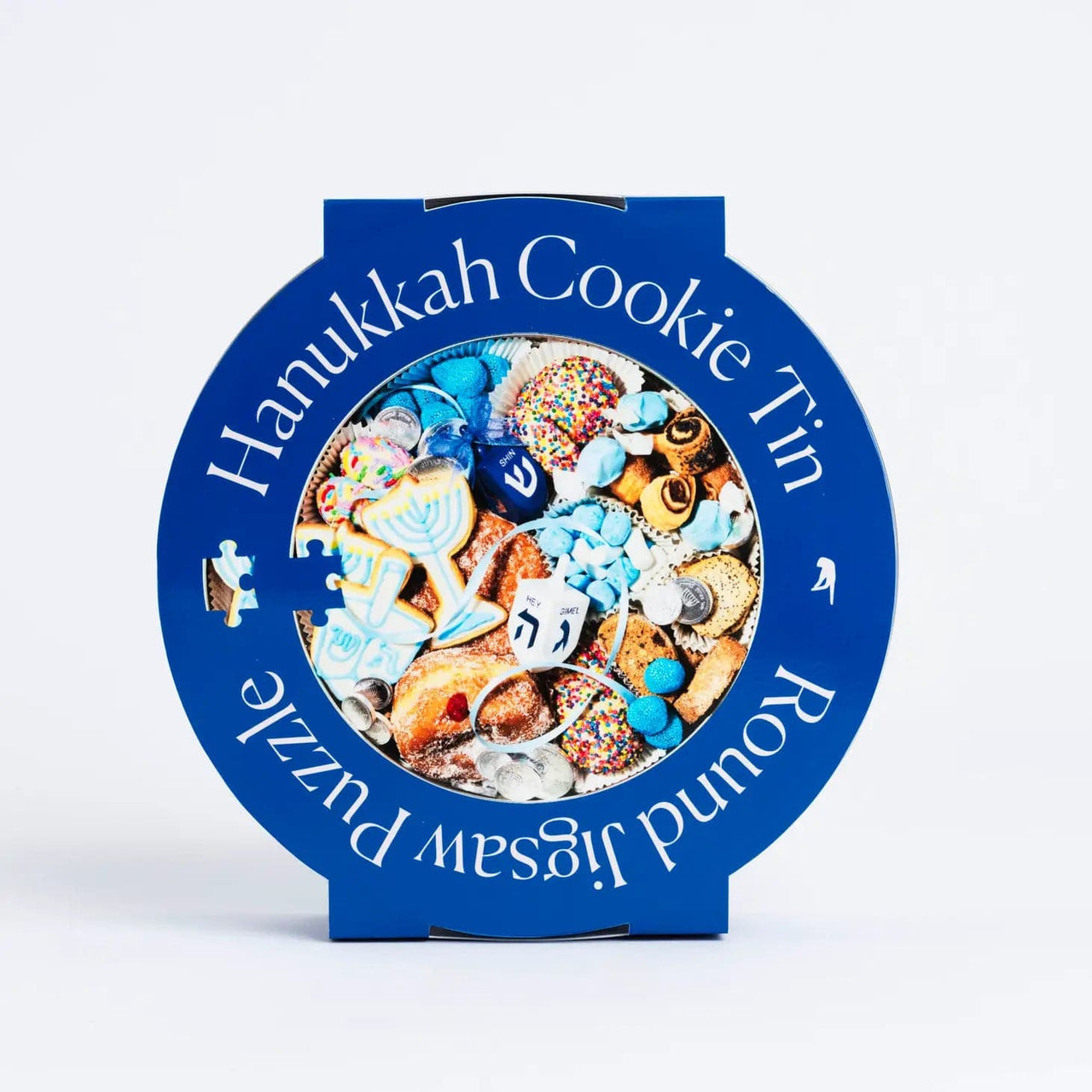Piecework Puzzles - Hanukkah Cookie Tin Jigsaw Puzzle - 750 Pieces - ModernTribe