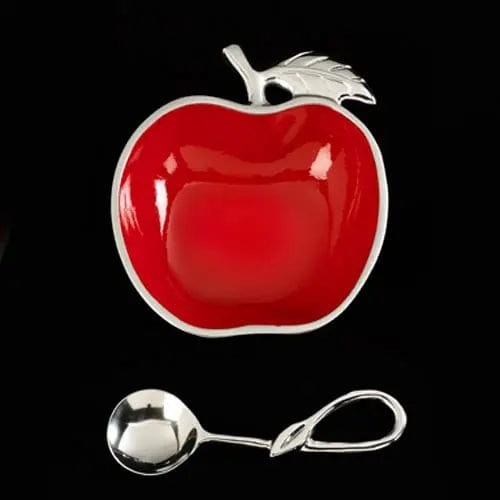 Inspired Generations Apple Dishes Red Delicious Apple Bowl for Apples