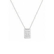 Miriam Merenfeld Jewelry Necklaces Sterling Silver / 16" Women of Valor Eishet Chayil ID Necklace - (Sterling Silver or Gold-Plated)