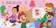 Macmillan Publishers Books Busy Hanukkah: A Push, Pull and Slide Board Book