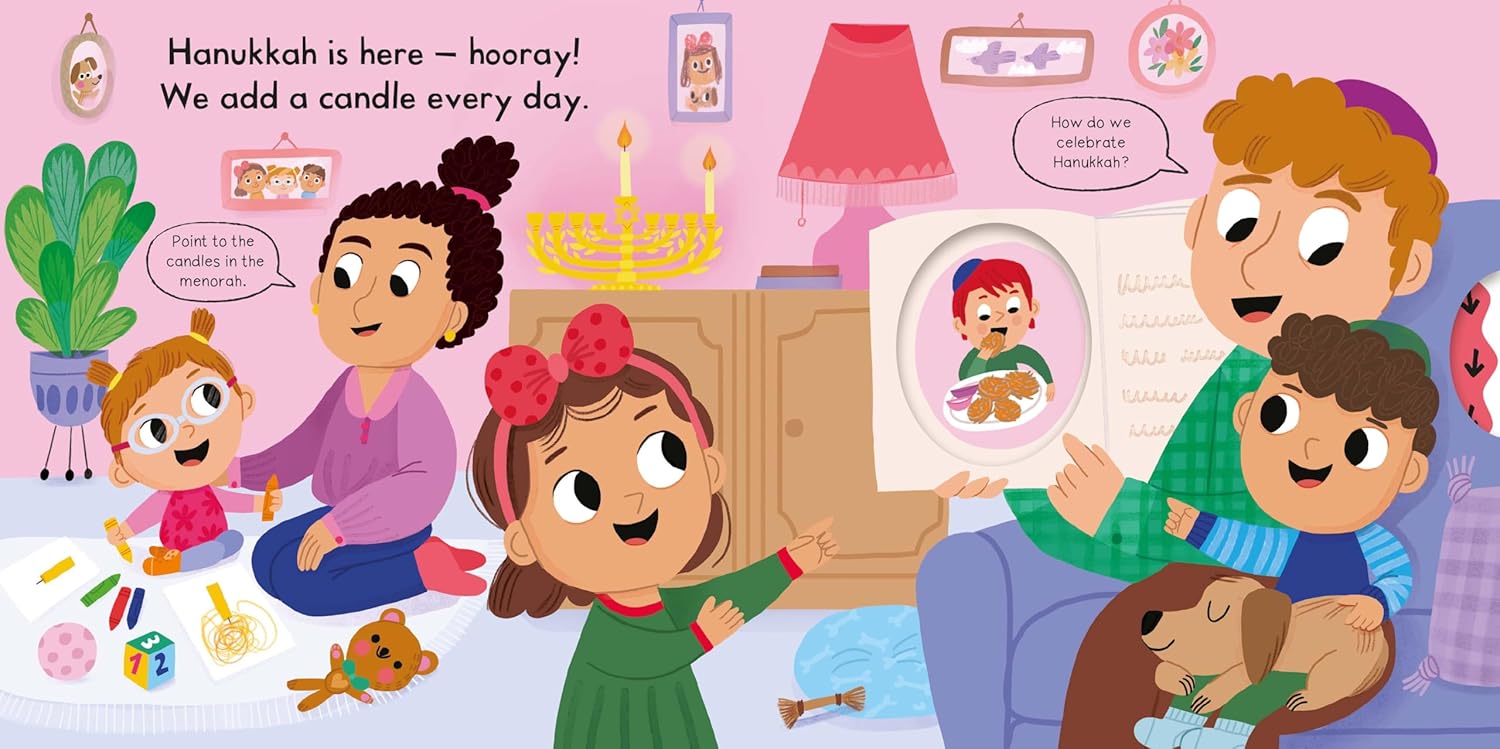 Macmillan Publishers Books Busy Hanukkah: A Push, Pull and Slide Board Book