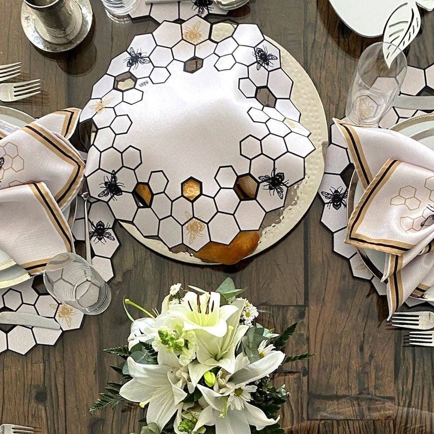Sobre Meza - Bee Hive Challah Cover - ModernTribe