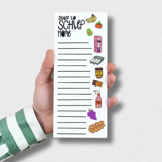 Stuff To Schlep Home Notepad