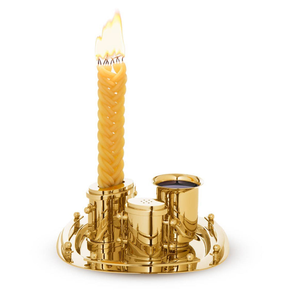 Ricci Argentieri - Suspension Havdalah Set - Gold - ModernTribe