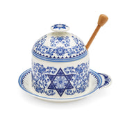 Spode Honey Dishes Spode Judaica Honey Pot with Drizzler