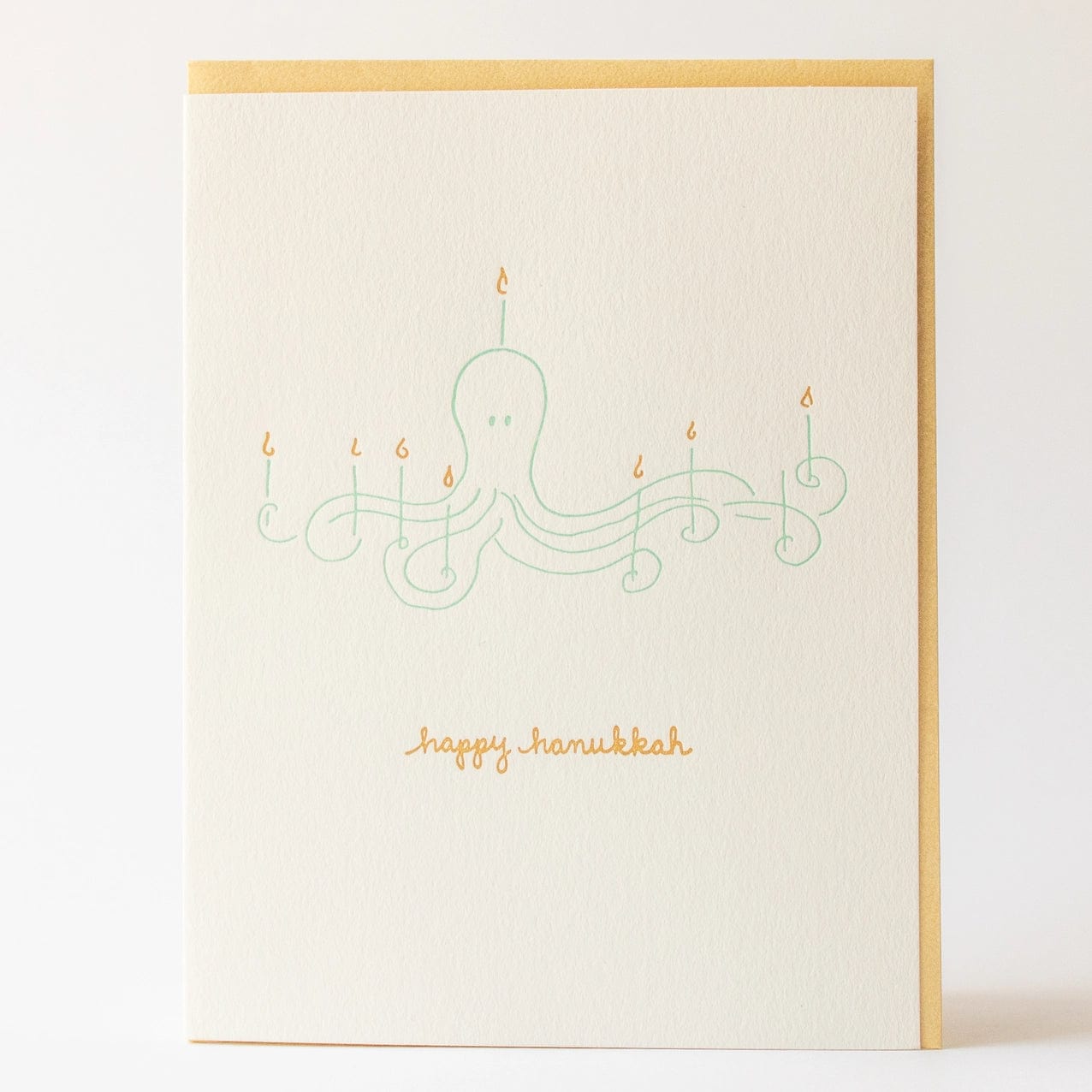 Albertine Press - Happy Hanukkah Octopus Cards, Pack of 6 - ModernTribe