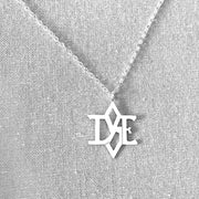 Love Star of David Necklace by Miriam Merenfeld - (Sterling Silver or Gold-Plated) - Sterling Silver