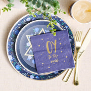 Modern Mitzvah Napkins Hanukkah Cocktail Napkins - Set of 20