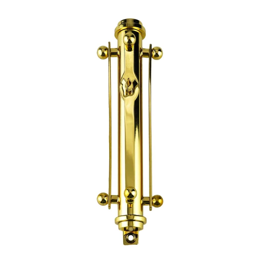 Ricci Argentieri Mezuzahs All Gold Suspension Mezuzah