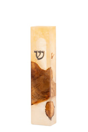 Israel Museum Mezuzahs Wooden Mezuzah by The Israel Museum - (Choice of Colors)