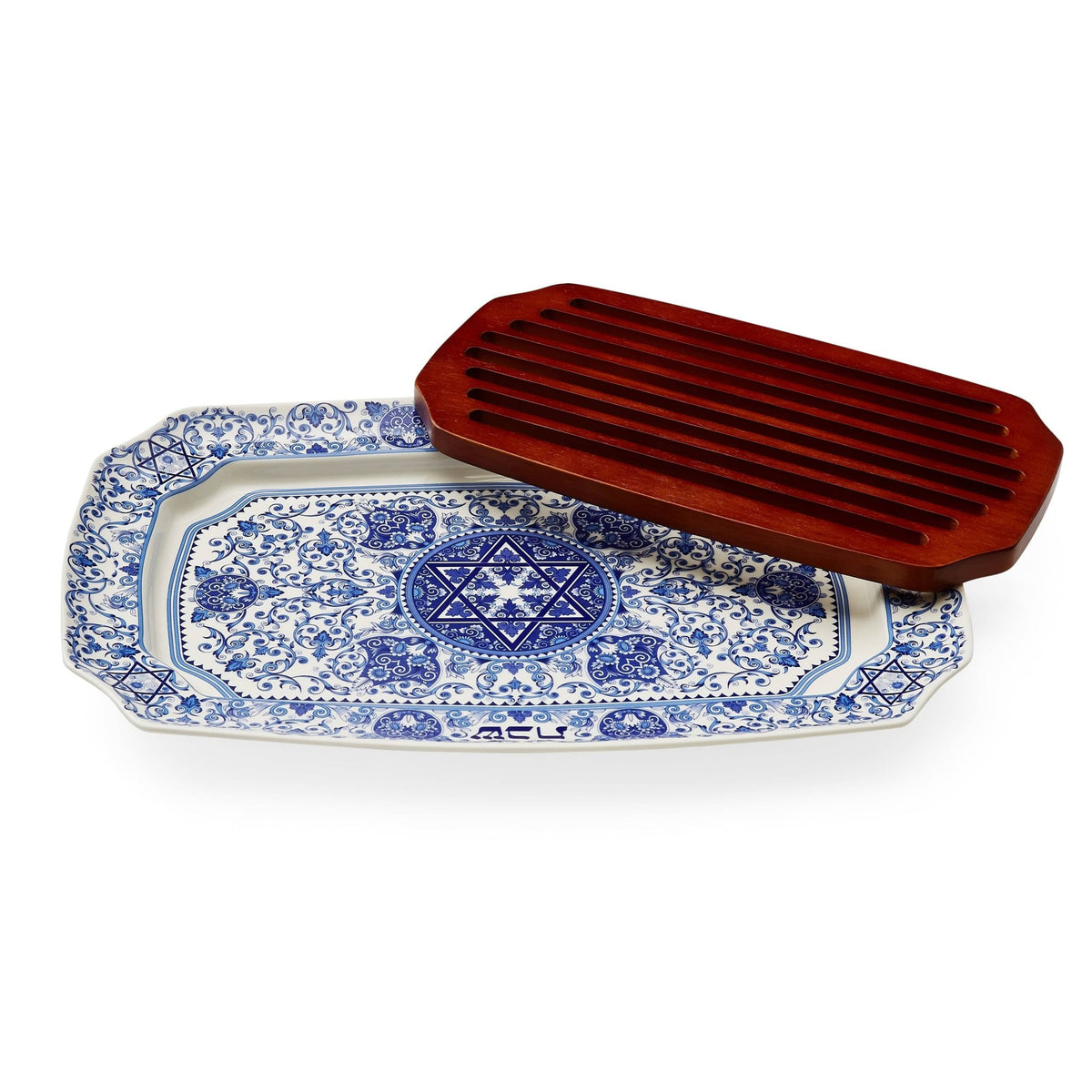 Spode - Spode Challah Board with Wood Insert - ModernTribe