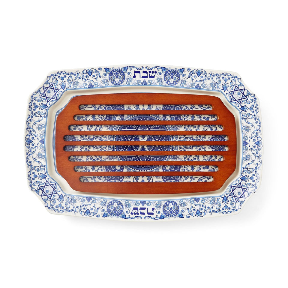 Spode - Spode Challah Board with Wood Insert - ModernTribe