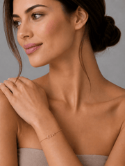 Miriam Merenfeld Jewelry Bracelets Galia Hebrew Nameplate Bracelet by Miriam Merenfeld - (Sterling Silver or Gold-Plated)