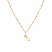 HOTCROWN - Personalized Hebrew Initial Necklace - 14k Yellow, Rose or White Gold - ModernTribe