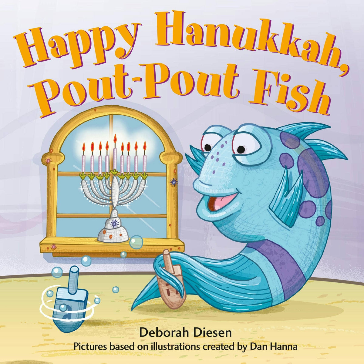 Macmillan Publishers - Happy Hanukkah, Pout - Pout Fish! - Board Book - ModernTribe