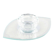 AULICA Candleholders Oval Eye Candle Holder 10x15cm Silver Mirror