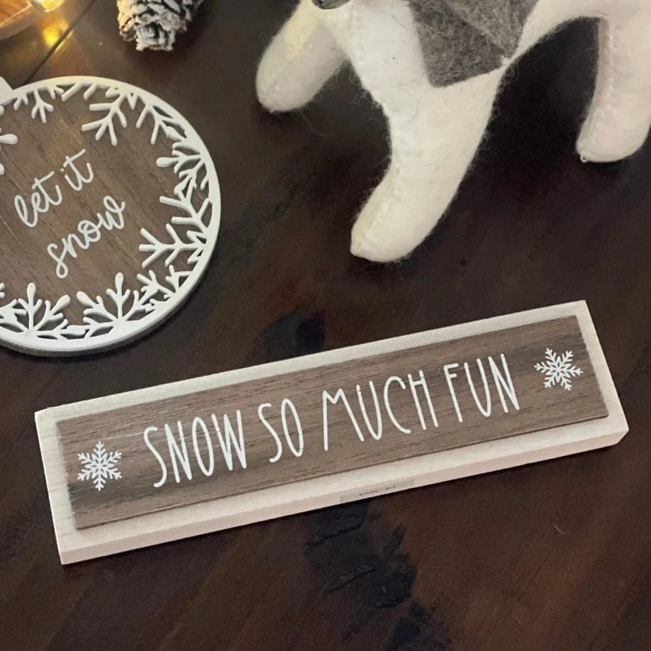 Collins Painting & Design Decorations Reversible Hanukkah & Snow So Much Fun Sign