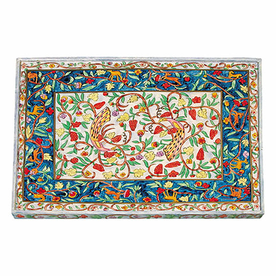 Colorful Nature Challah Board by Yair Emanuel