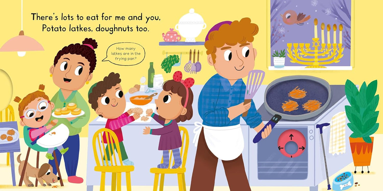 Macmillan Publishers - Busy Hanukkah: A Push, Pull and Slide Board Book - ModernTribe