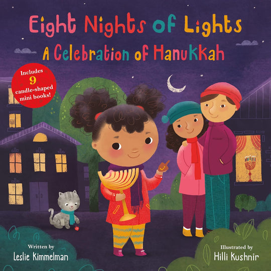 Eight Nights of Lights: A Celebration of Hanukkah - Board Book