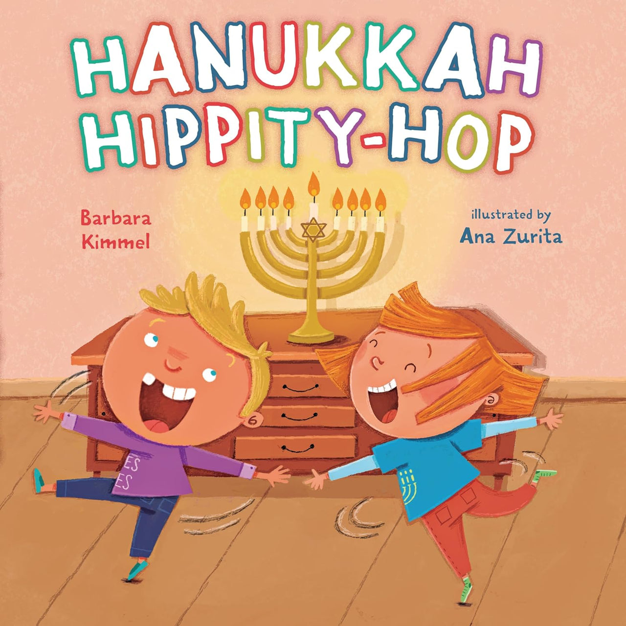 Kar - Ben Publishing - Hanukkah Hippity - Hop - Board Book - ModernTribe