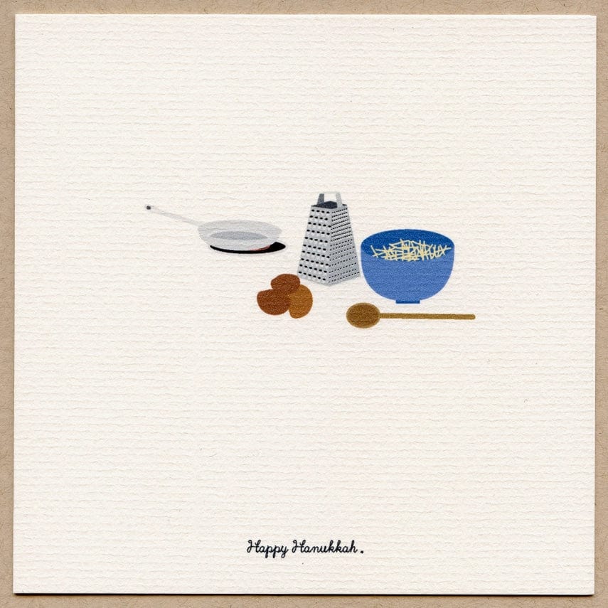 Beth Mueller - Happy Hanukkah Latkes Cards - Pack of 10 - ModernTribe