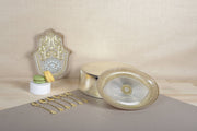 AULICA Serving Pieces Fatma Beige Bowl 21x17x3cm