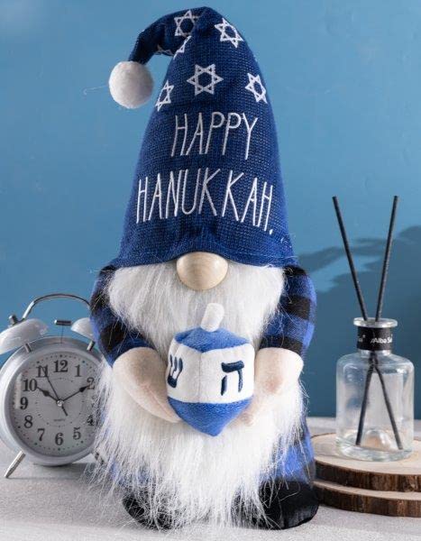 Rae Dunn - Plush Gnome with Dreidel - ModernTribe