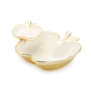 Classic Touch Decor Apple Dishes Apple and Honey Ceramic Dishes - Set of 2