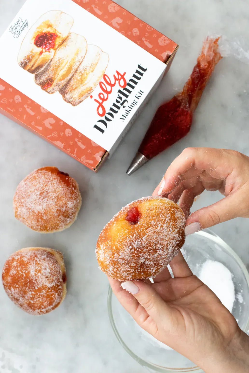 Farm Steady - Jelly Doughnut Sufganiyot Making Kit - ModernTribe