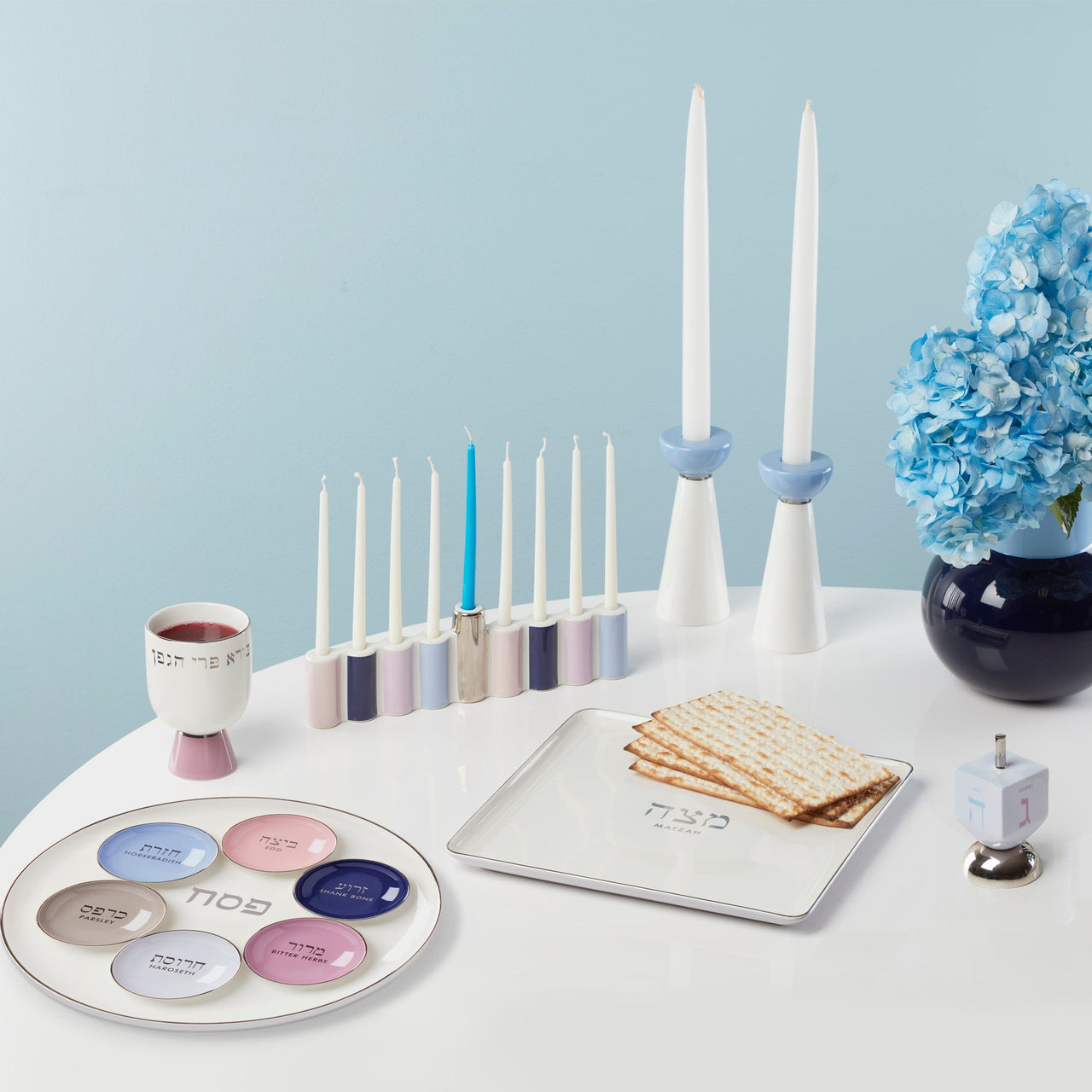 kate spade new york - Pastel Oak Street Menorah by kate spade new york - ModernTribe