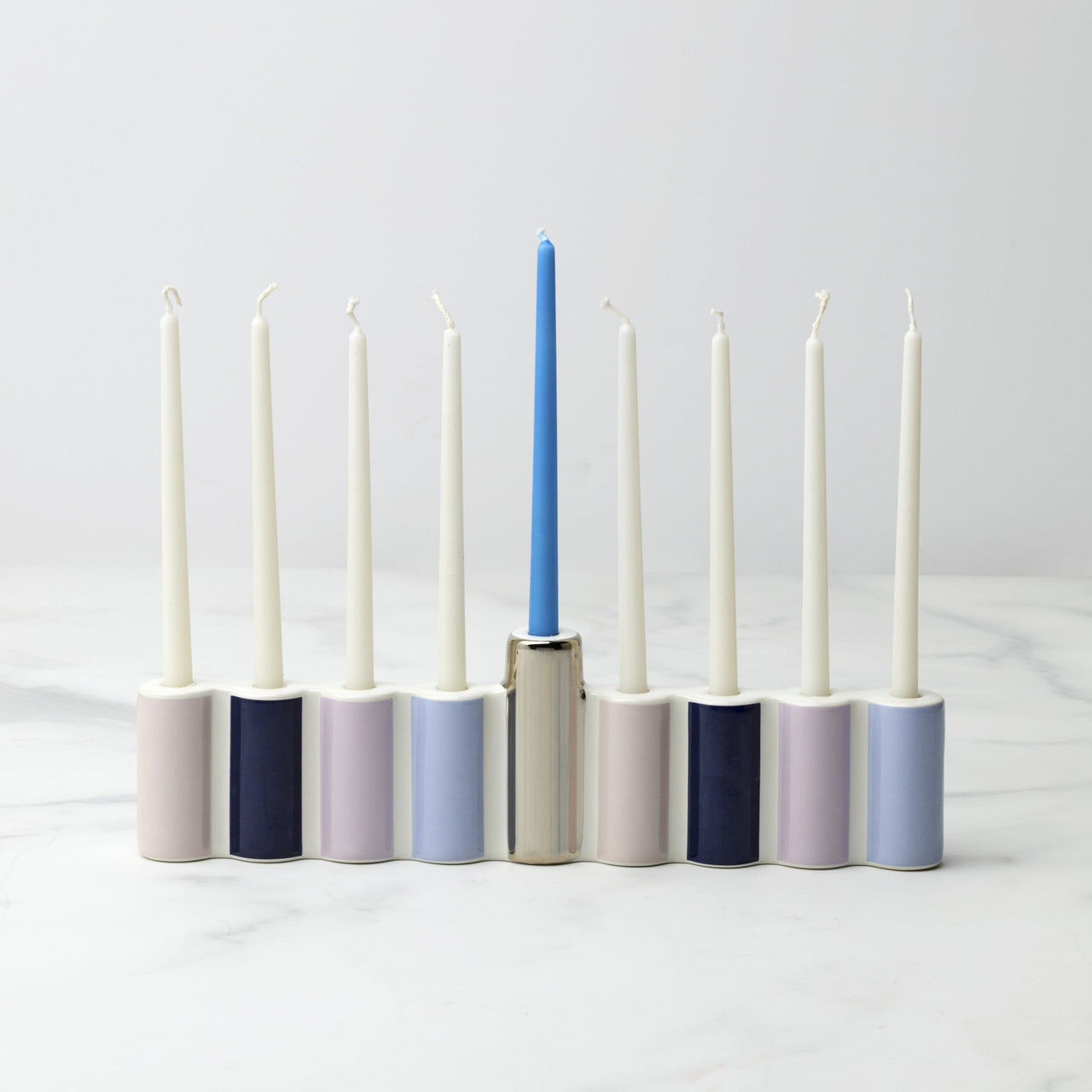 kate spade new york Menorahs Pastel Oak Street Menorah by kate spade new york