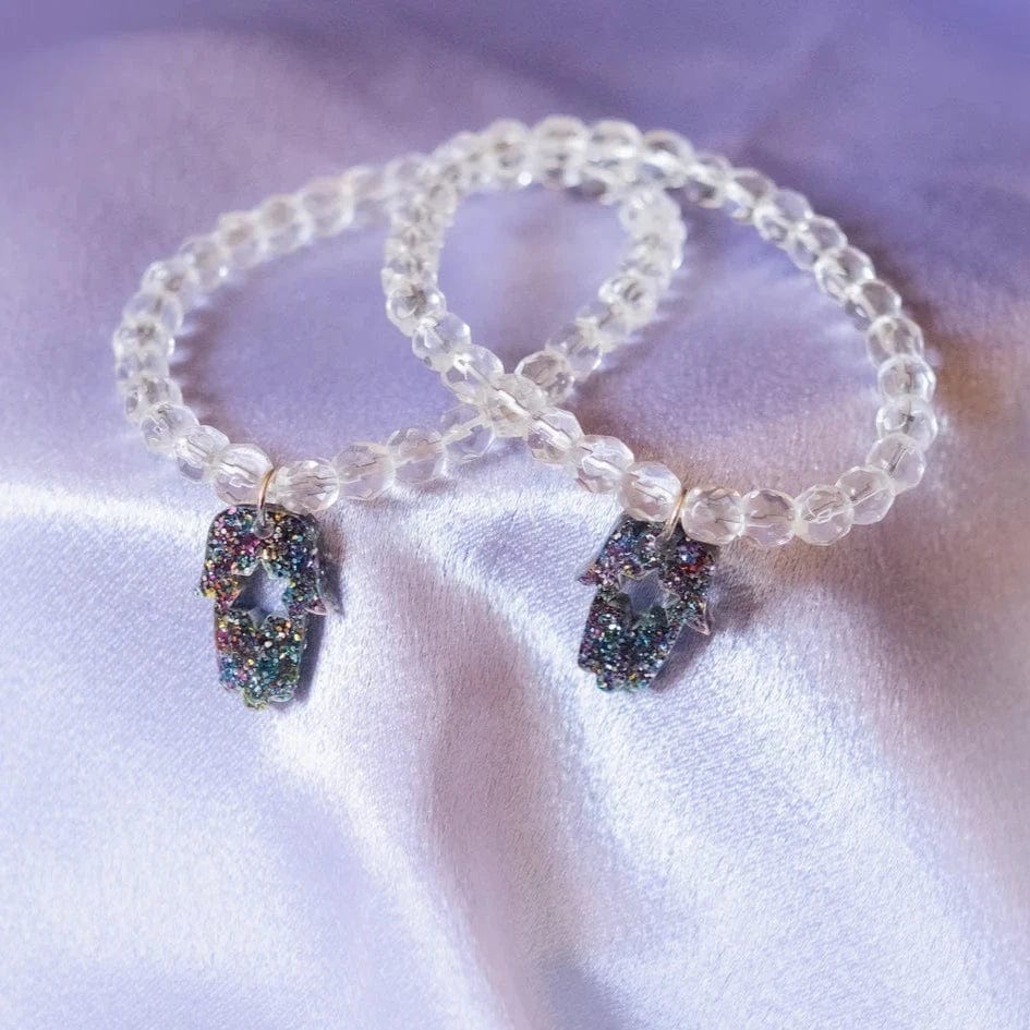 Ariel Tidhar - Colorful Glitter Hamsa and Magen David Bracelet - ModernTribe