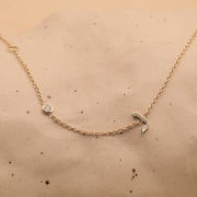 HOTCROWN - Personalized Diamond Hebrew Initial Bracelet - 14k Yellow, Rose or White Gold - ModernTribe