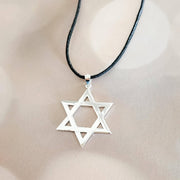 Salt and Sparkle Necklaces Men’s Sterling Silver Magen David Necklace