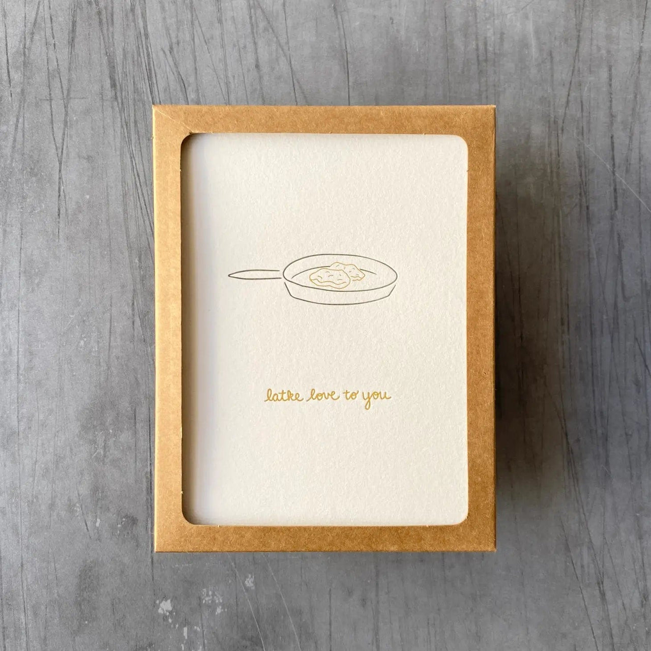Albertine Press - Latke Love to You Holiday Cards, Pack of 6 - ModernTribe