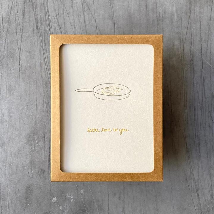 Albertine Press Cards Latke Love to You Holiday Cards, Pack of 6