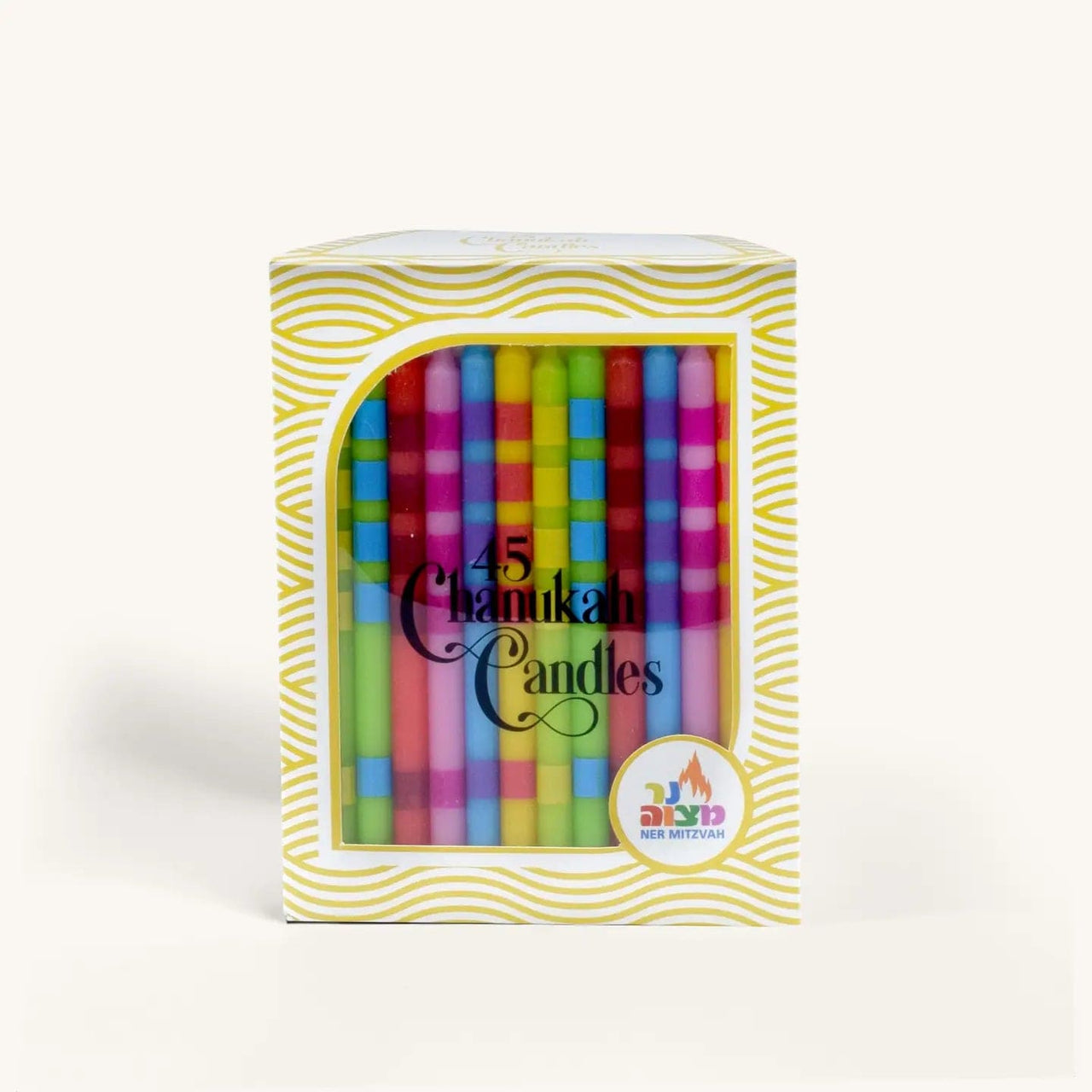 Ner Mitzvah - Multicolor Two - Tone Dripless Hanukkah Candles - ModernTribe